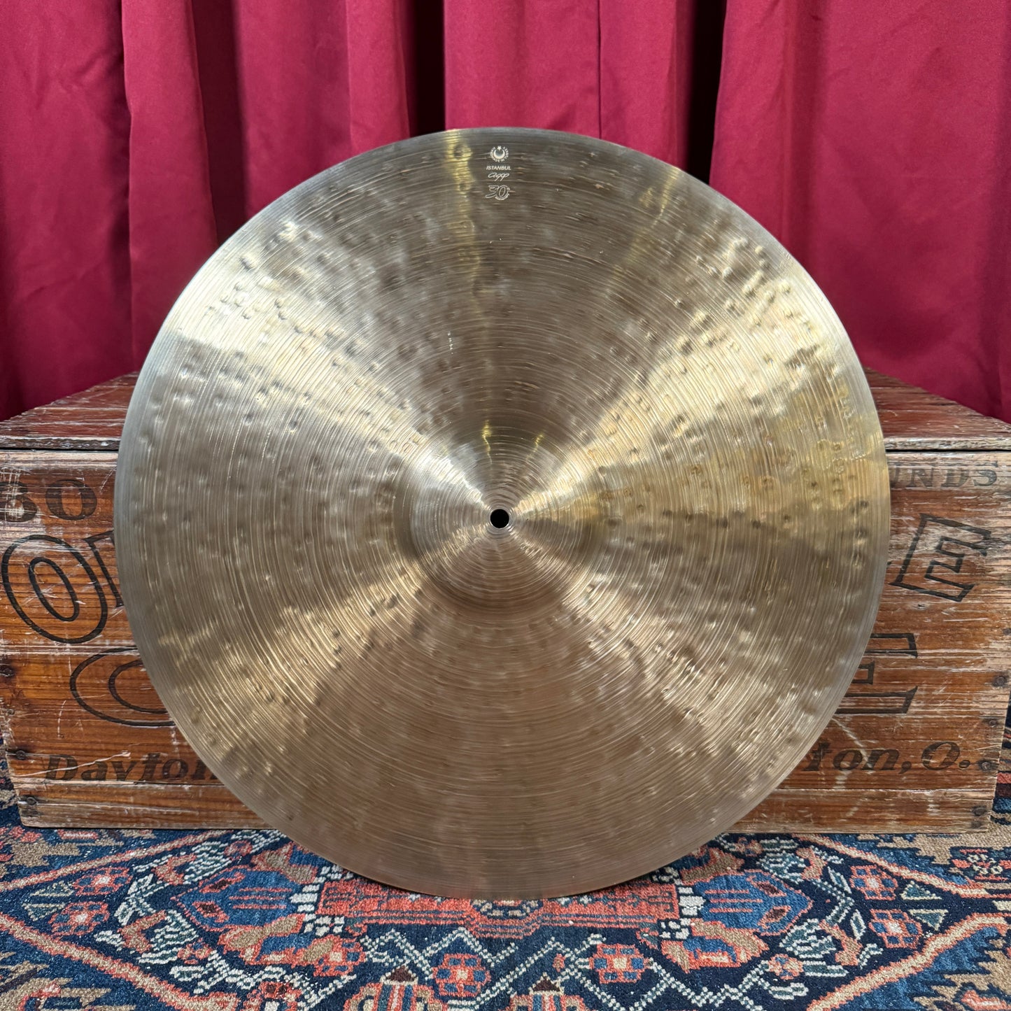 22" Istanbul Agop 30th Anniversary Medium Ride Cymbal 2534g *Video Demo*