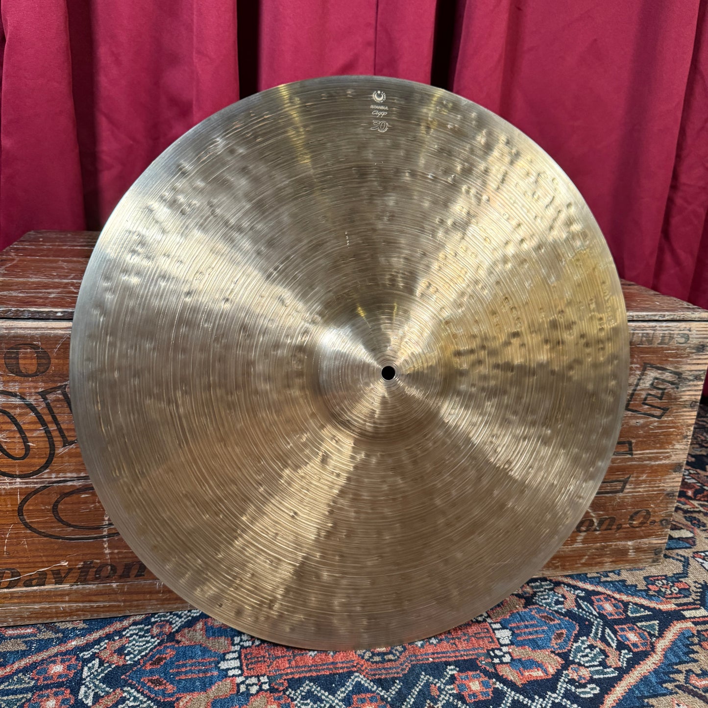 22" Istanbul Agop 30th Anniversary Medium Ride Cymbal 2534g *Video Demo*