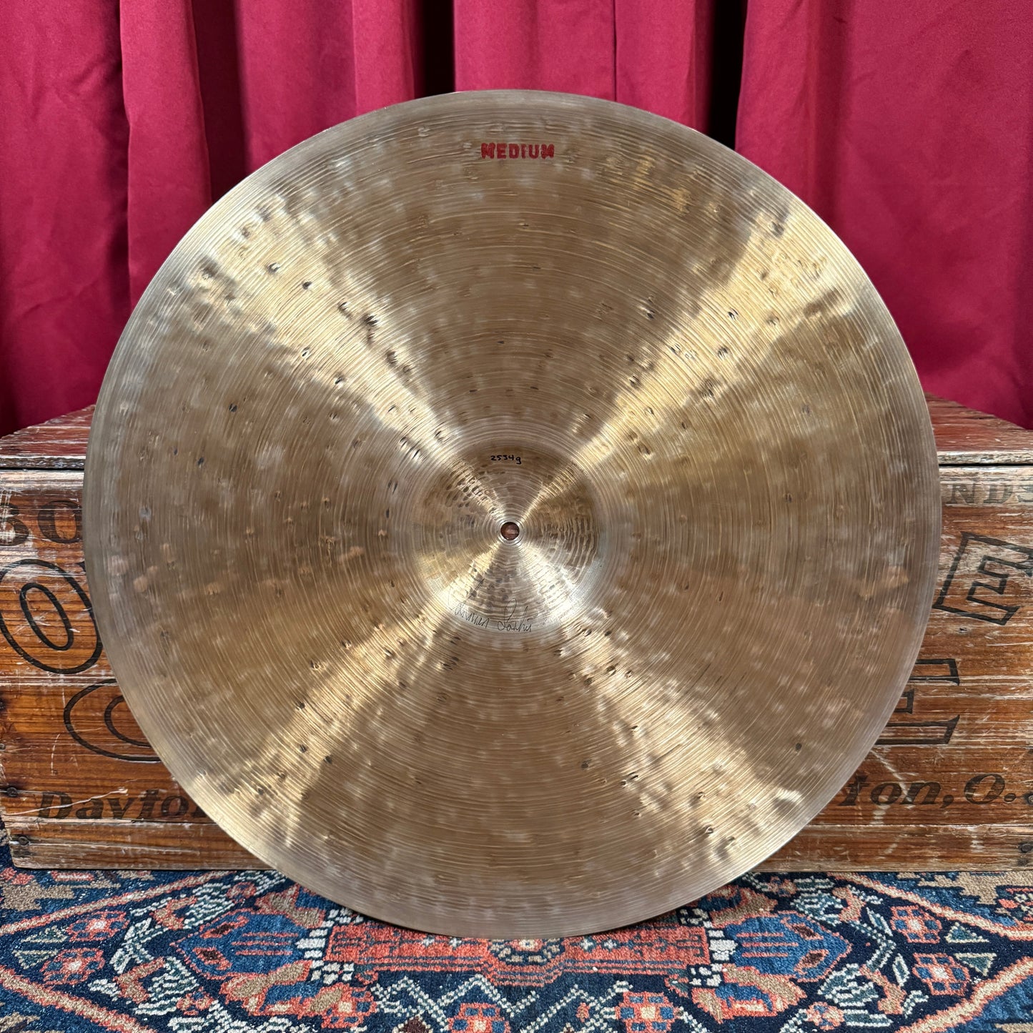 22" Istanbul Agop 30th Anniversary Medium Ride Cymbal 2534g *Video Demo*