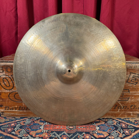 22" Zildjian A 1940s-50s Trans Stamp Ride Cymbal 2980g *Video Demo*
