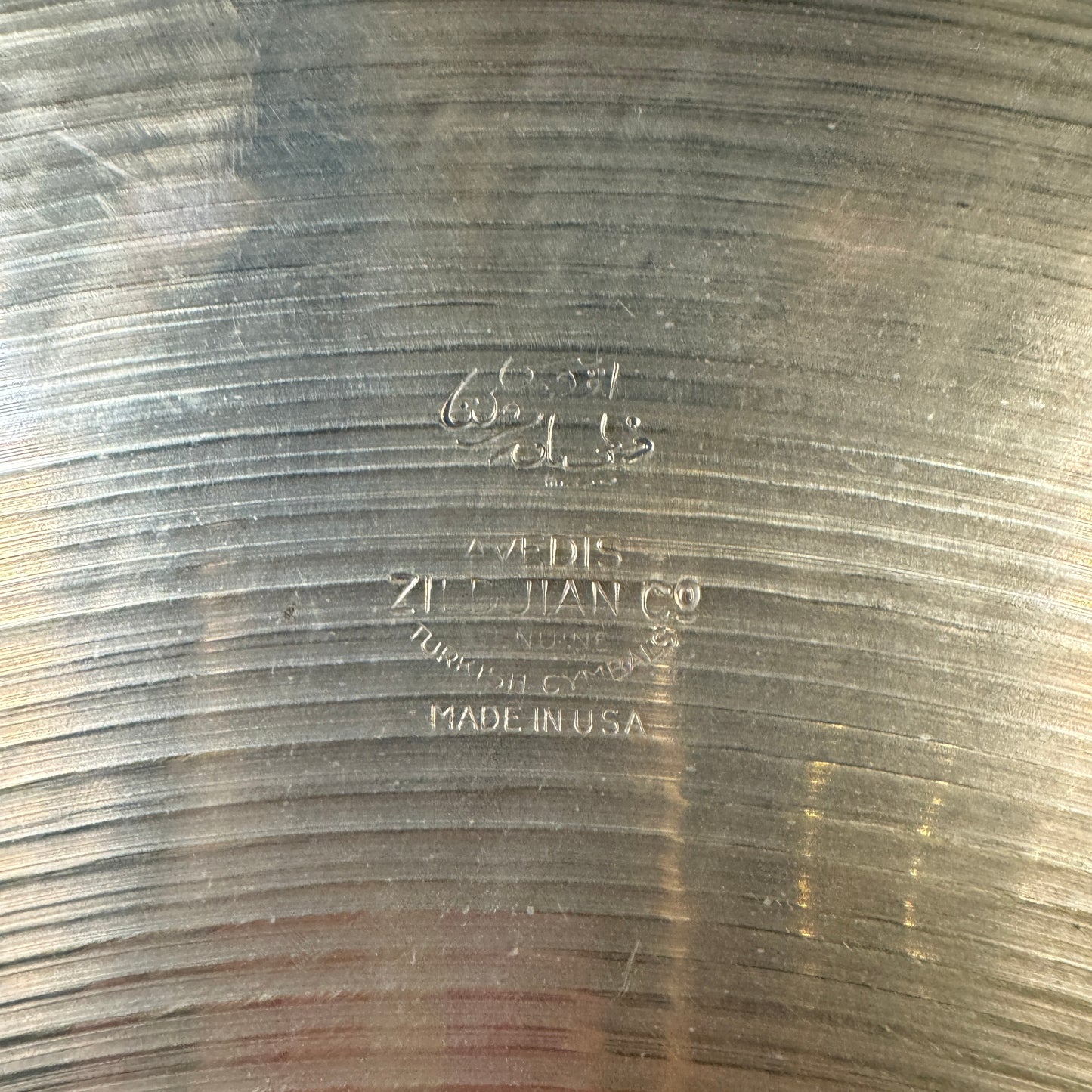 22" Zildjian A 1940s-50s Trans Stamp Ride Cymbal 2980g *Video Demo*