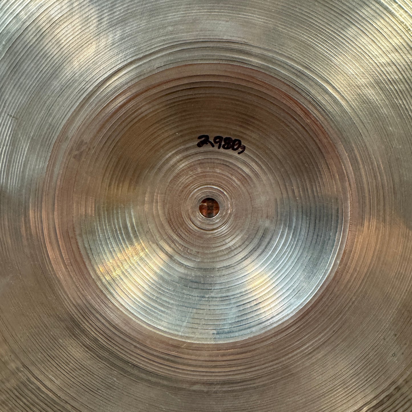 22" Zildjian A 1940s-50s Trans Stamp Ride Cymbal 2980g *Video Demo*
