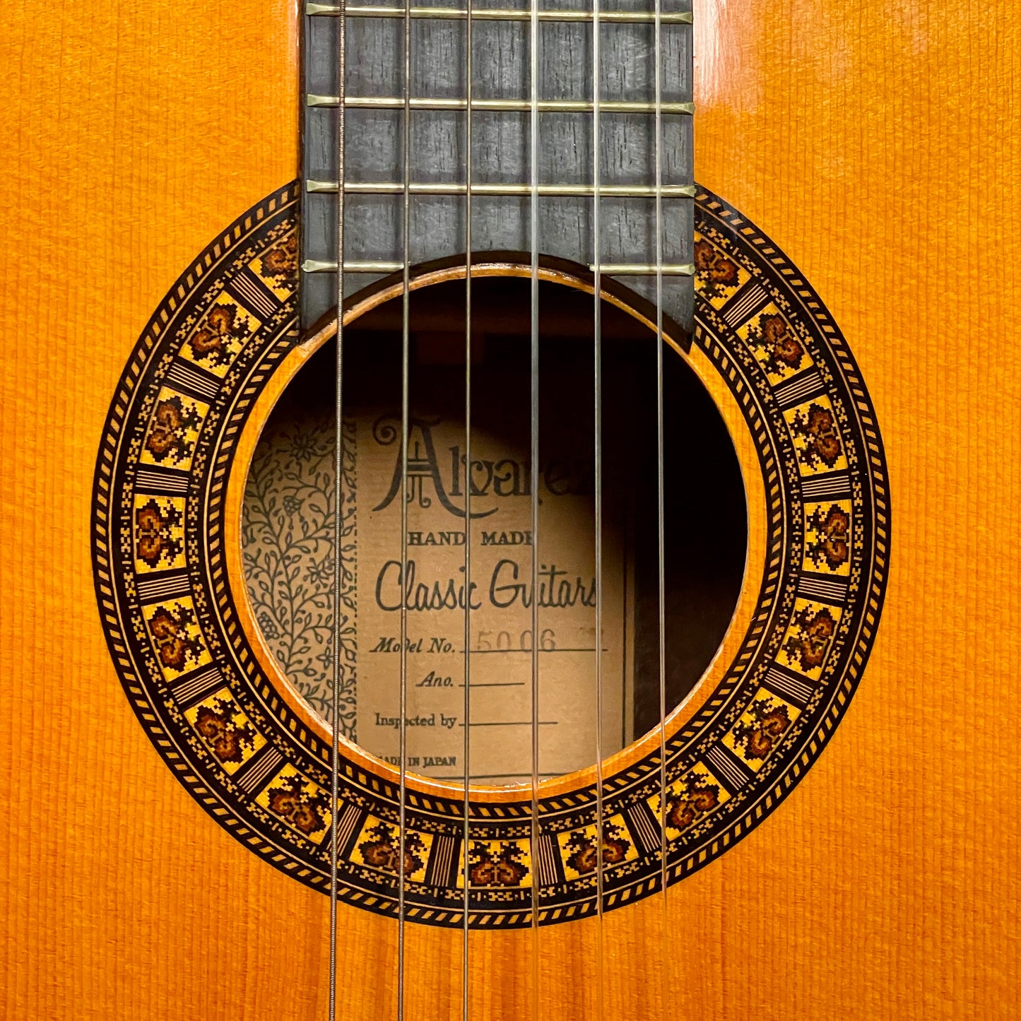1975 Alvarez Model 5006 Classical Guitar w/ Case MIJ