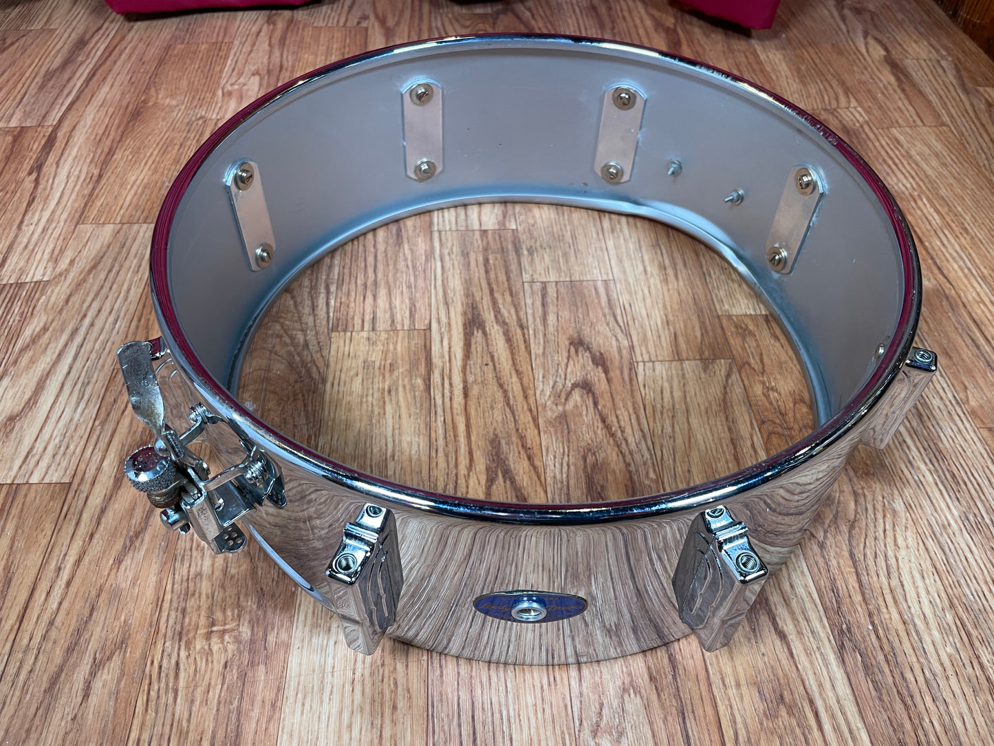 1960s Leedy by Slingerland 5x14 Shelly Manne Model COB Snare Drum No. 393 Slingerleedy Chrome Over Brass