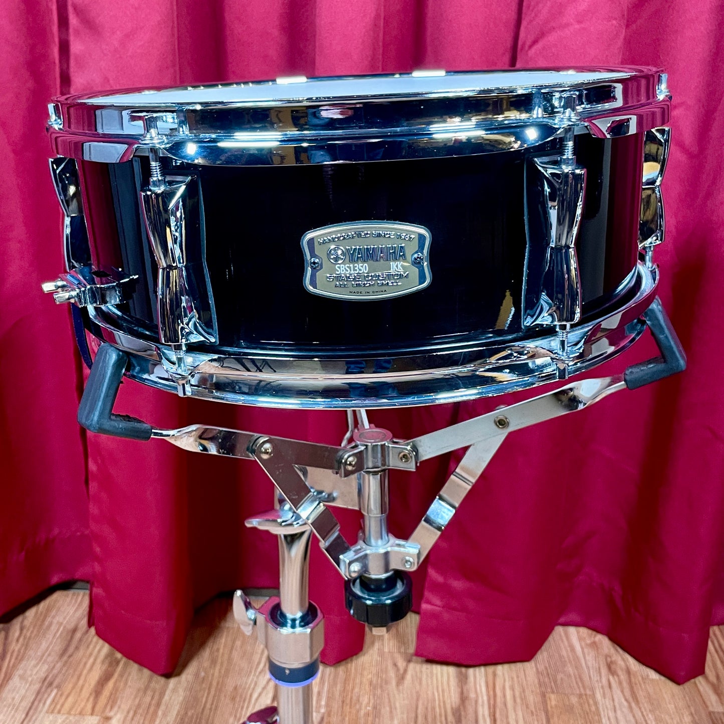 Yamaha SBP0F4H Stage Custom Hip 4pc Drum Set Raven Black