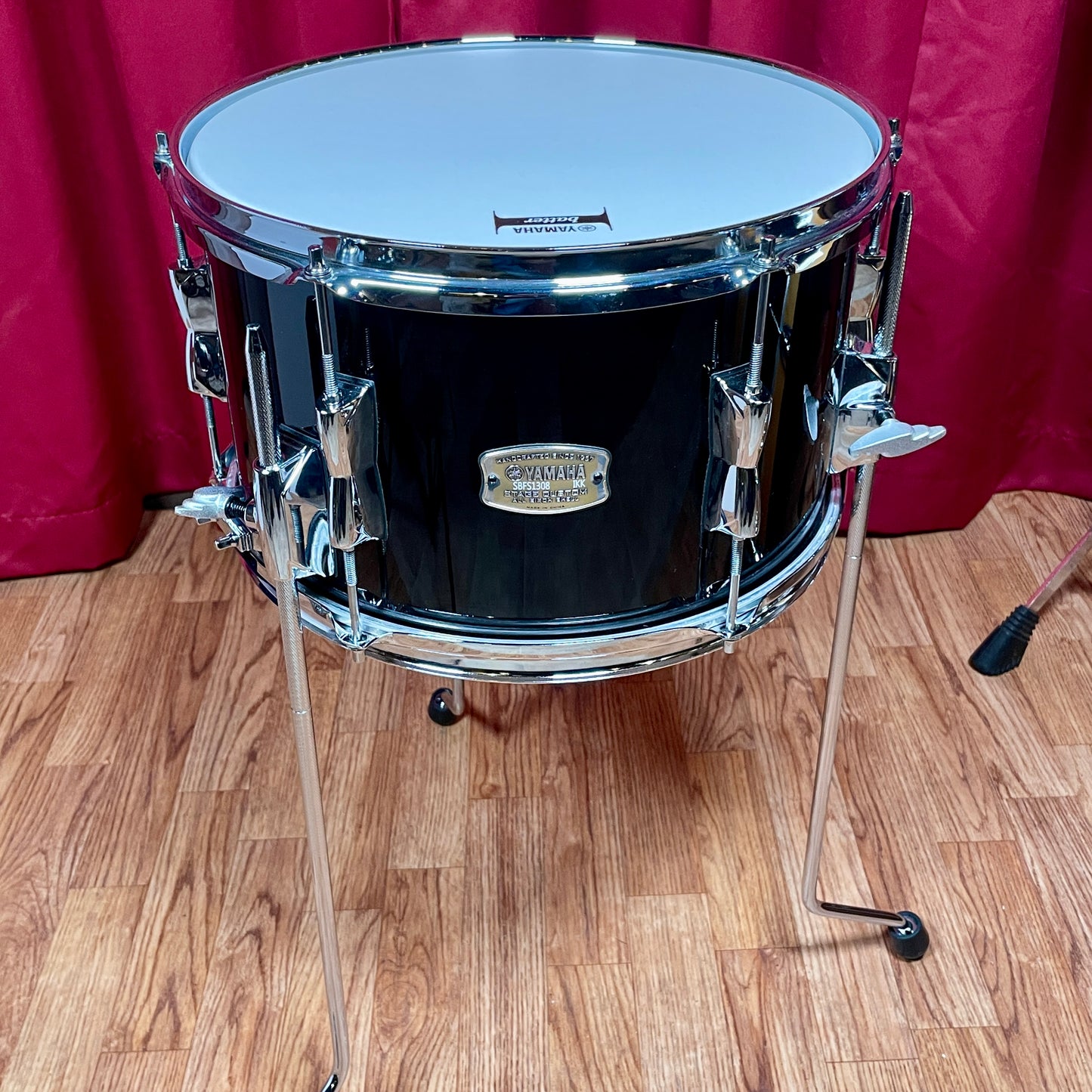 Yamaha SBP0F4H Stage Custom Hip 4pc Drum Set Raven Black