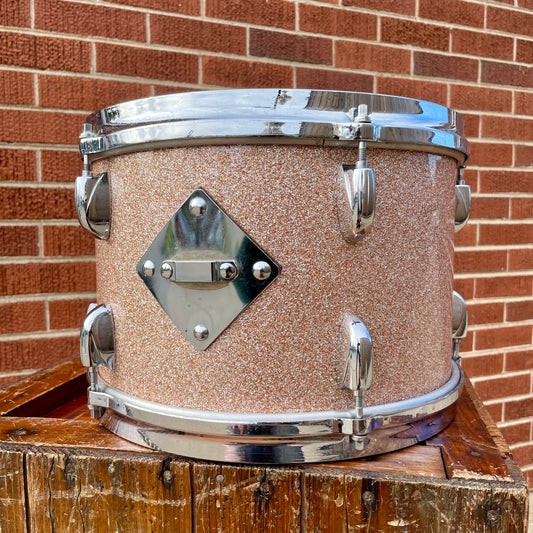 1960s Gretsch 8x12 Tom Drum Champagne Sparkle