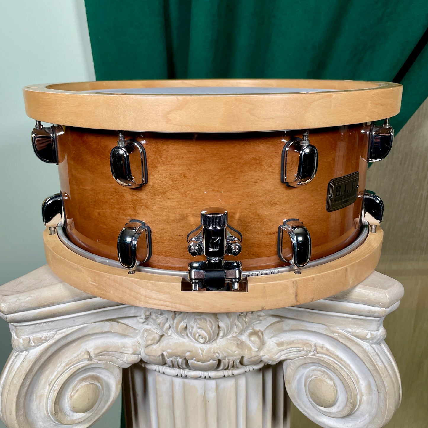 Tama SLP 6.5x14 Maple Snare Drum LMP1465F Sound Lab Project Sienna