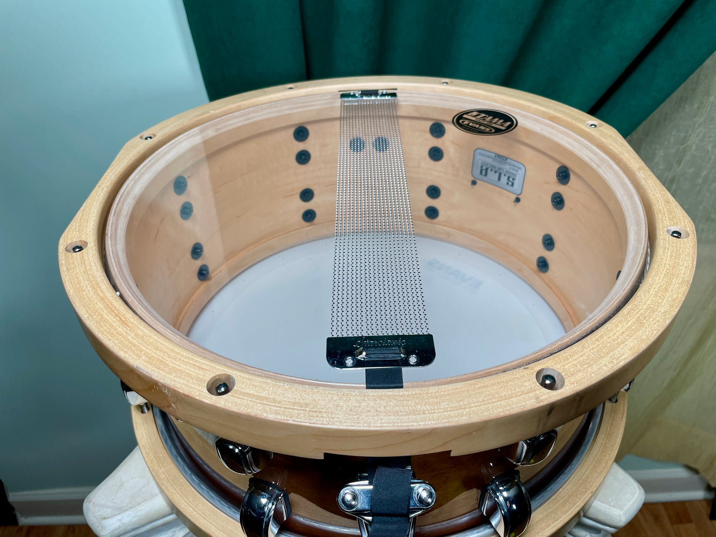 Tama SLP 6.5x14 Maple Snare Drum LMP1465F Sound Lab Project Sienna