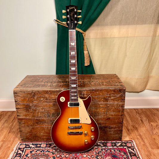 1973 Gibson Les Paul Deluxe Sunburst Guitar w/ OHSC