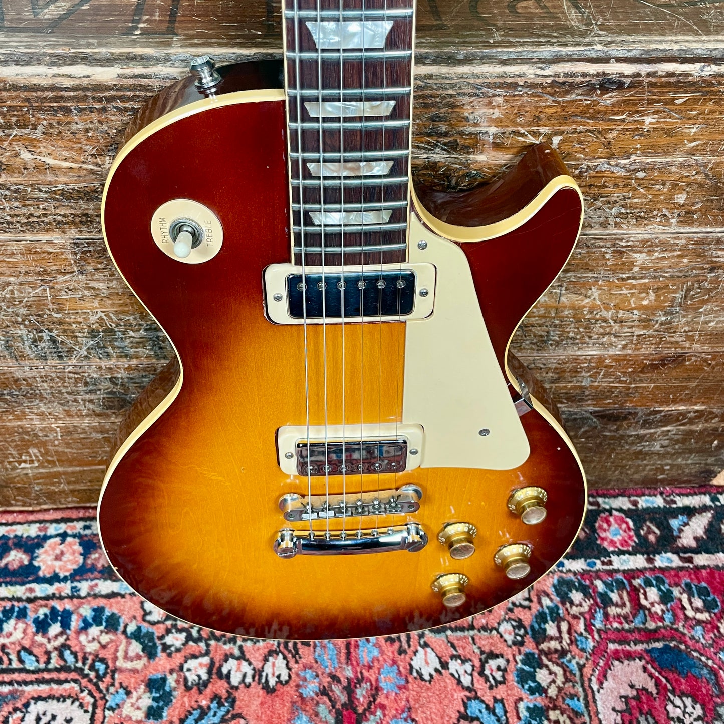 1973 Gibson Les Paul Deluxe Sunburst Guitar w/ OHSC