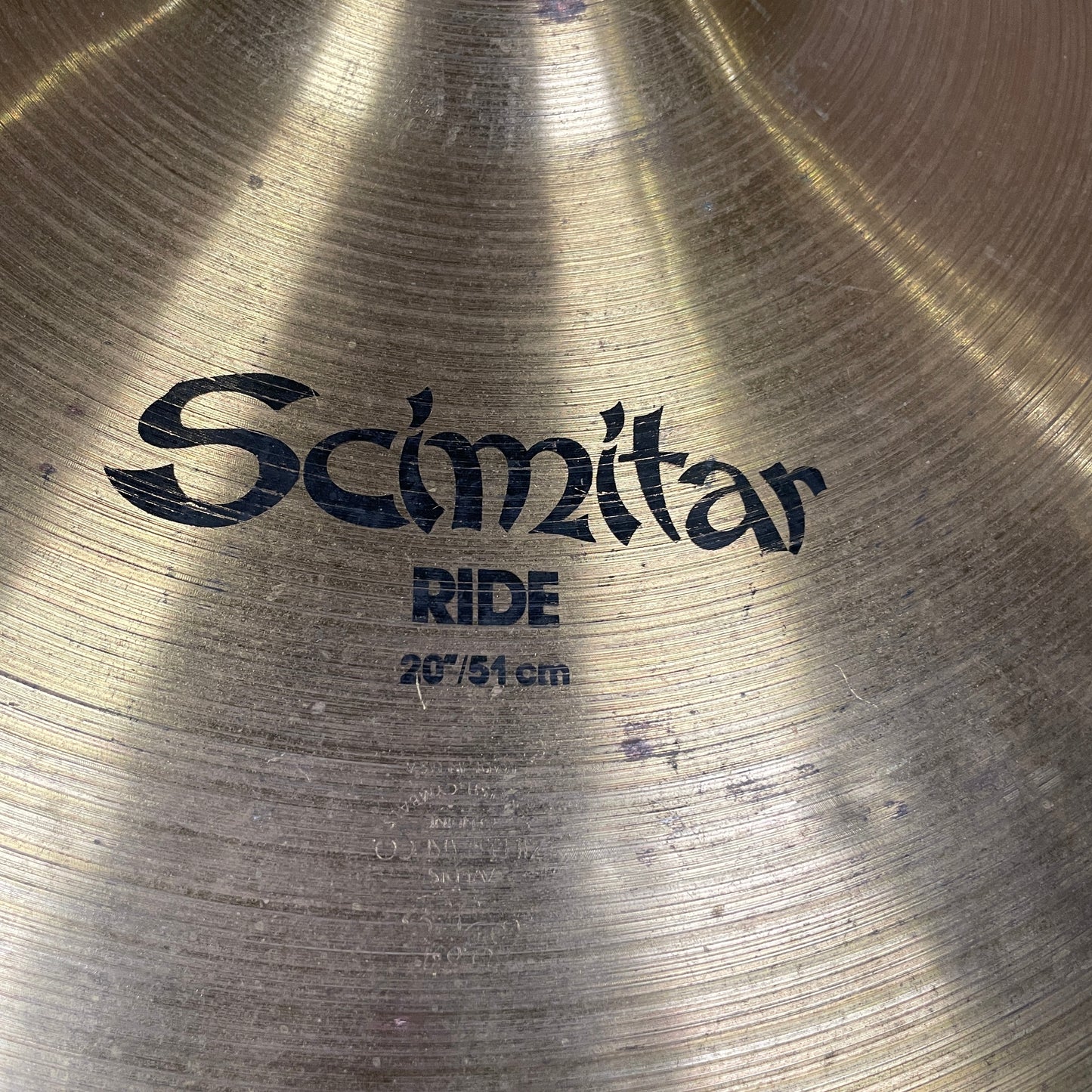 20" Zildjian Scimitar Ride Cymbal 2464g