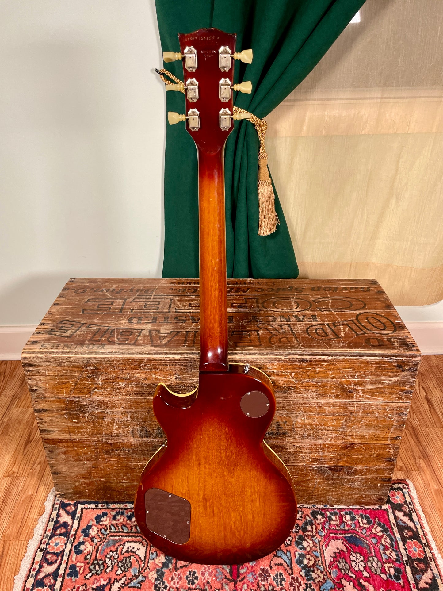 1973 Gibson Les Paul Deluxe Sunburst Guitar w/ OHSC