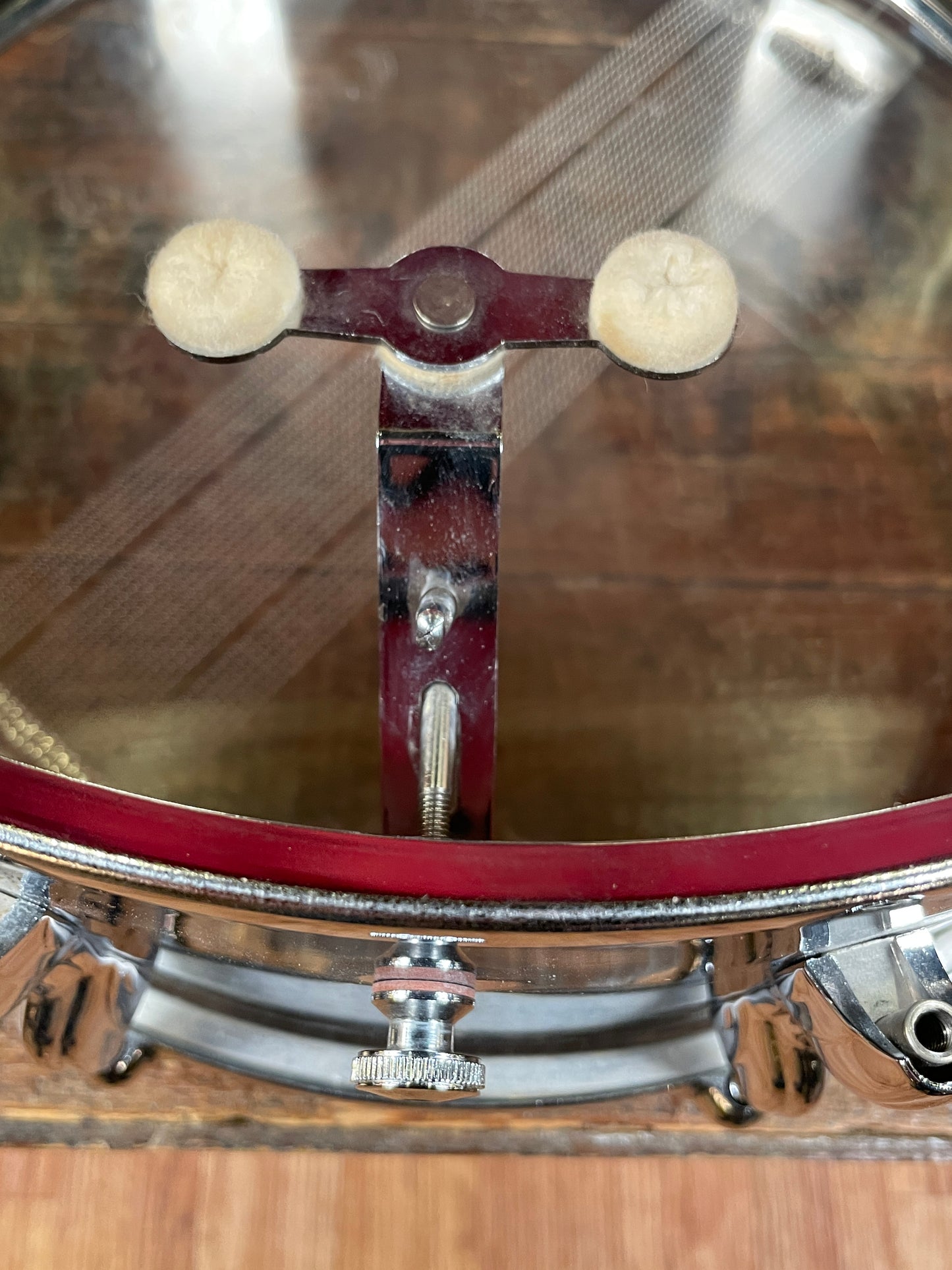 1960s Premier 5.5x14 Hi-Fi Chrome Over Brass No. 37 Snare Drum COB