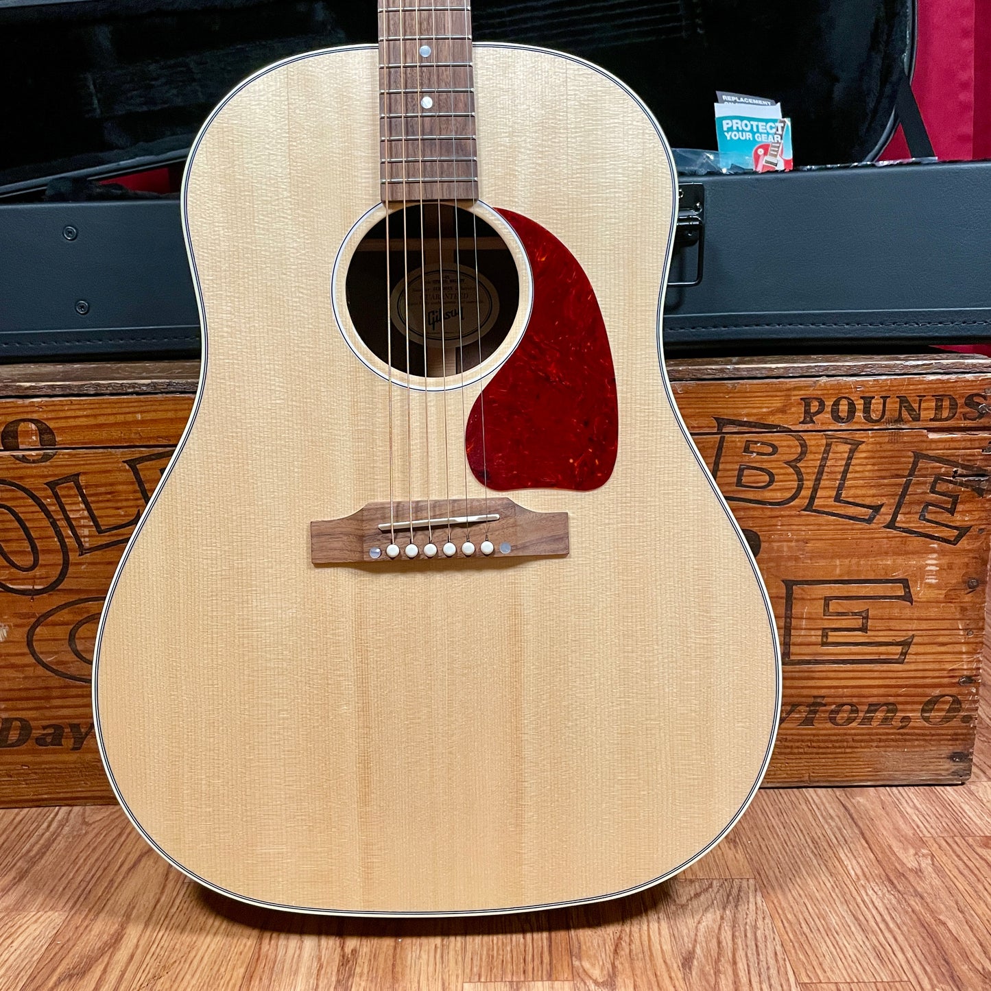 2022 Gibson J-45 Studio Walnut Acoustic Guitar Antique Natural w/ OHSC
