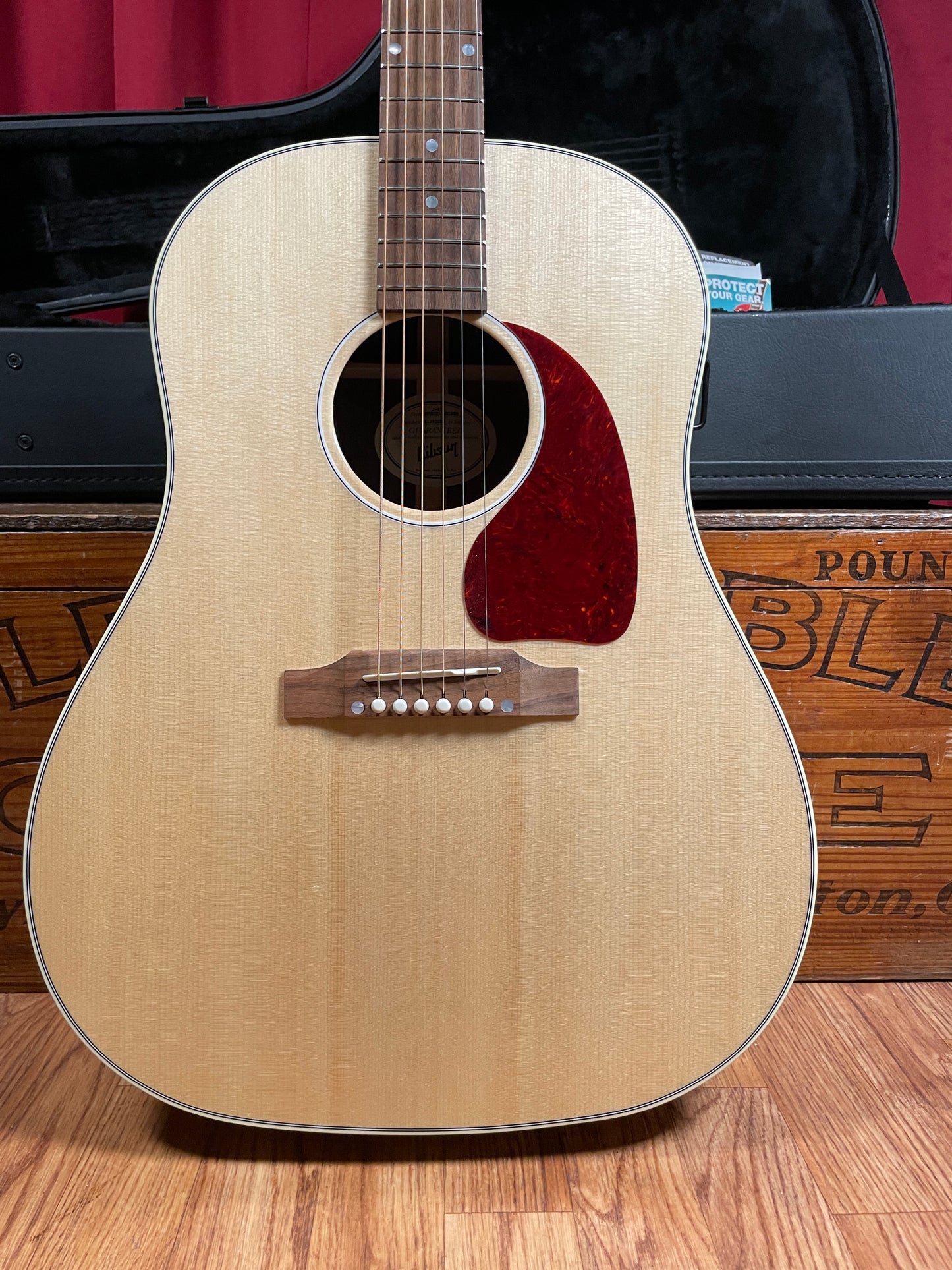 2022 Gibson J-45 Studio Walnut Acoustic Guitar Antique Natural w/ OHSC