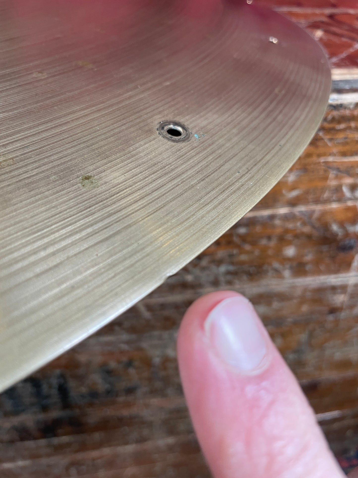 22" Zildjian A 1950s Large Hollow Block Stamp Ride Cymbal 2547g *Video Demo*