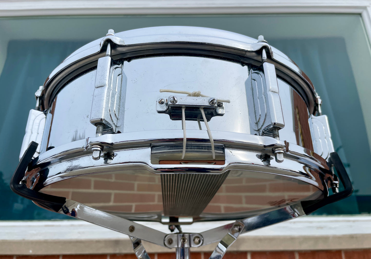 1960s Leedy by Slingerland 5x14 Shelly Manne Model COB Snare Drum No. 393 Slingerleedy Chrome Over Brass