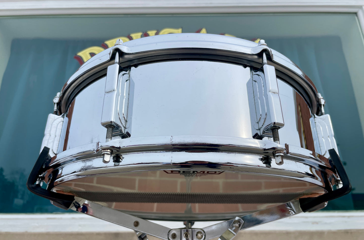 1960s Leedy by Slingerland 5x14 Shelly Manne Model COB Snare Drum No. 393 Slingerleedy Chrome Over Brass