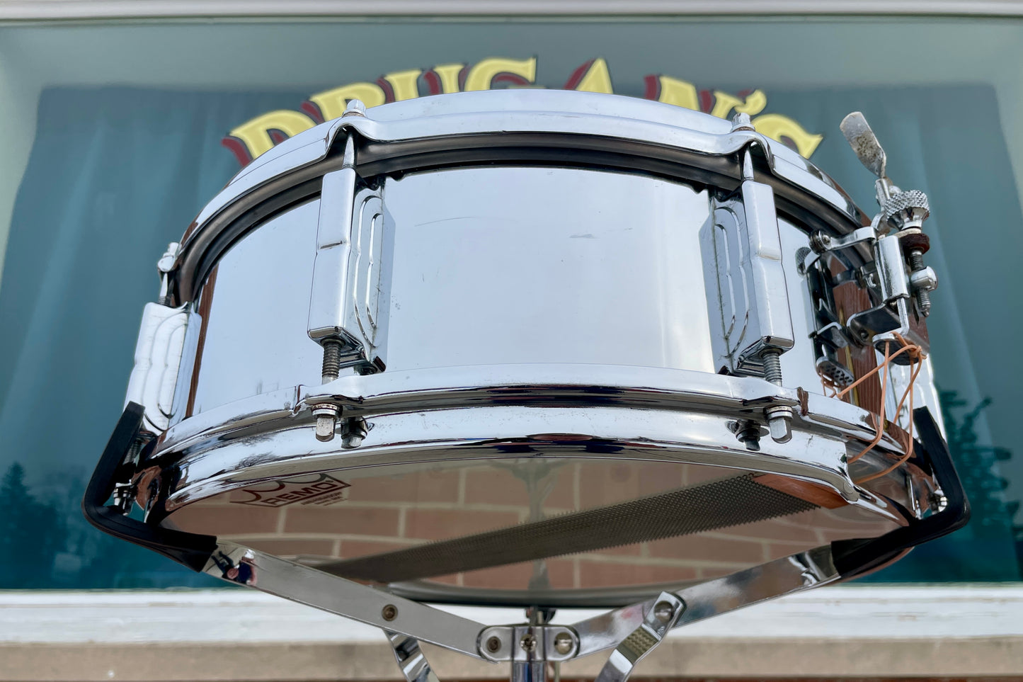 1960s Leedy by Slingerland 5x14 Shelly Manne Model COB Snare Drum No. 393 Slingerleedy Chrome Over Brass