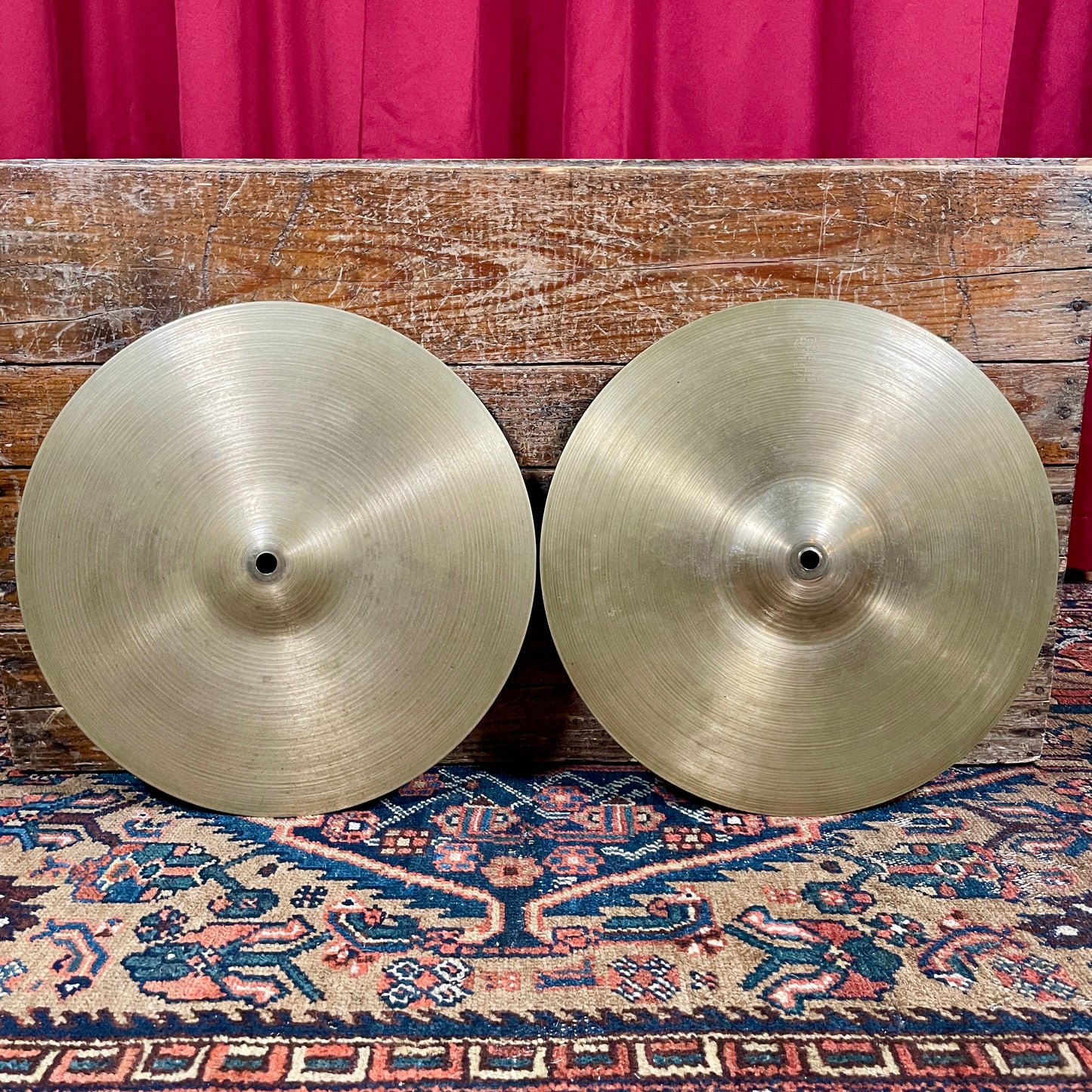 14" Zildjian A 1960s New Beat Hi-Hat Cymbal Pair 802g/1232g *Video Demo*