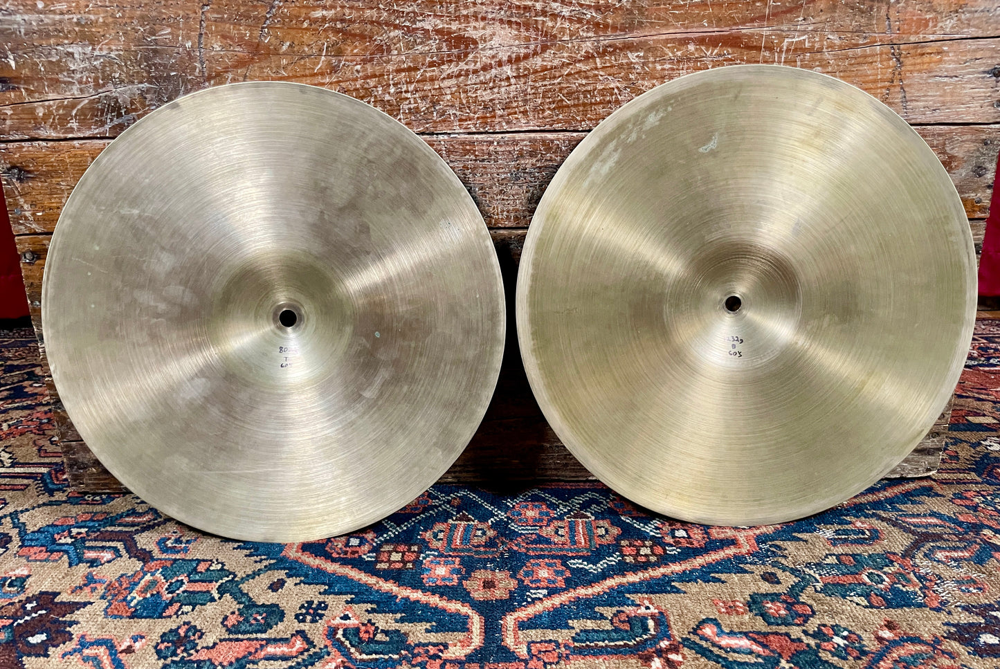14" Zildjian A 1960s New Beat Hi-Hat Cymbal Pair 802g/1232g *Video Demo*