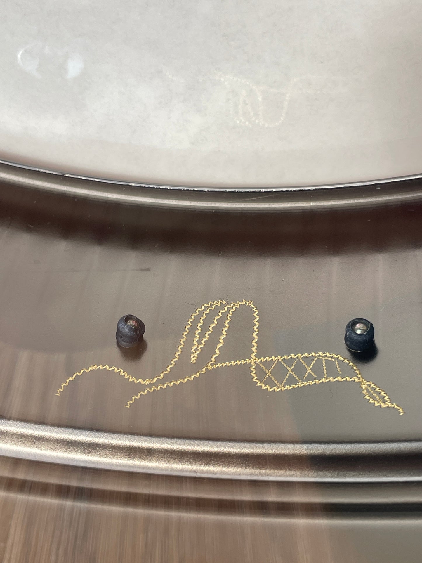 2005 Ludwig 5x14 John Aldridge Engraved Black Beauty Snare Drum #73 of 150