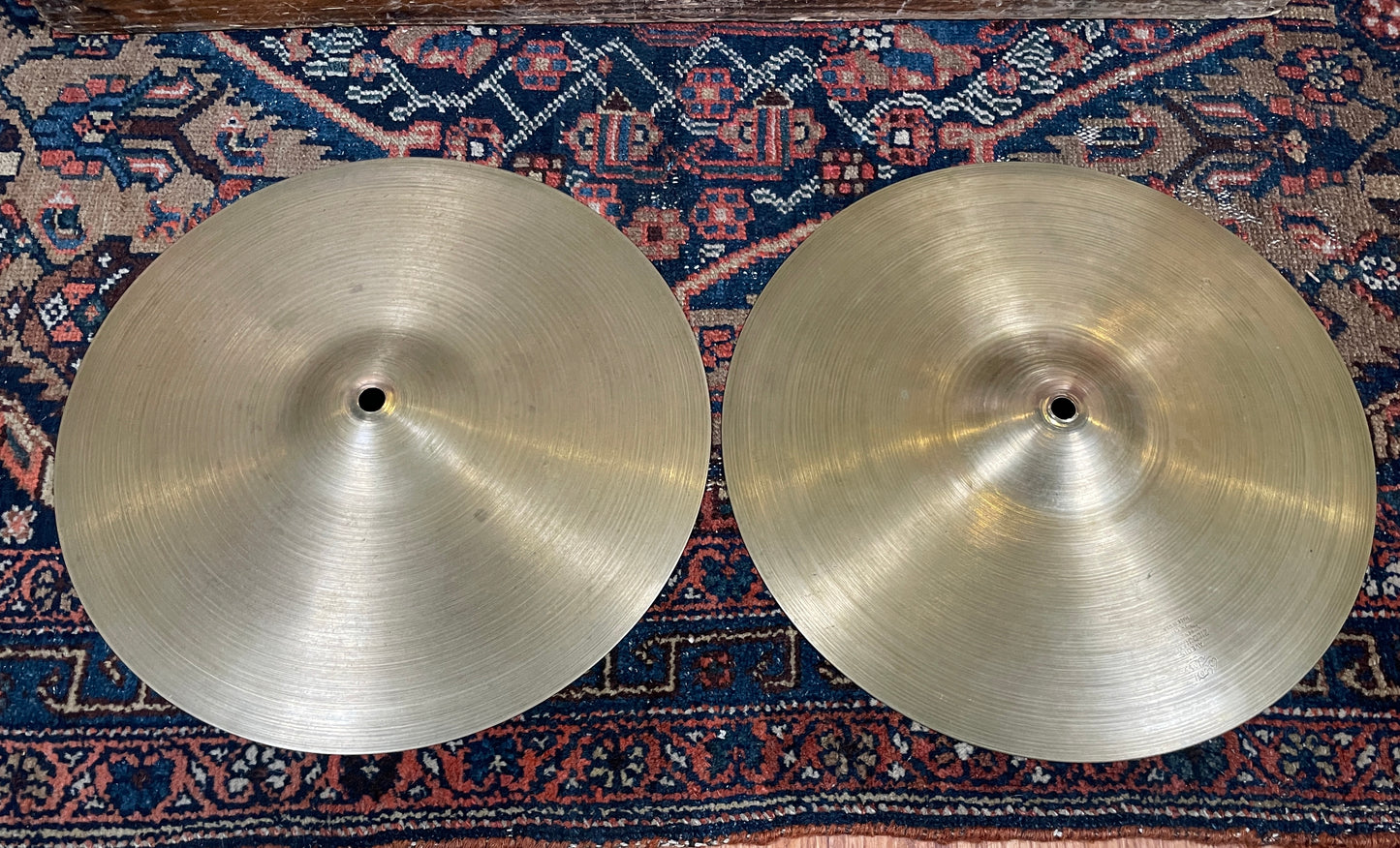 14" Zildjian A 1960s New Beat Hi-Hat Cymbal Pair 802g/1232g *Video Demo*