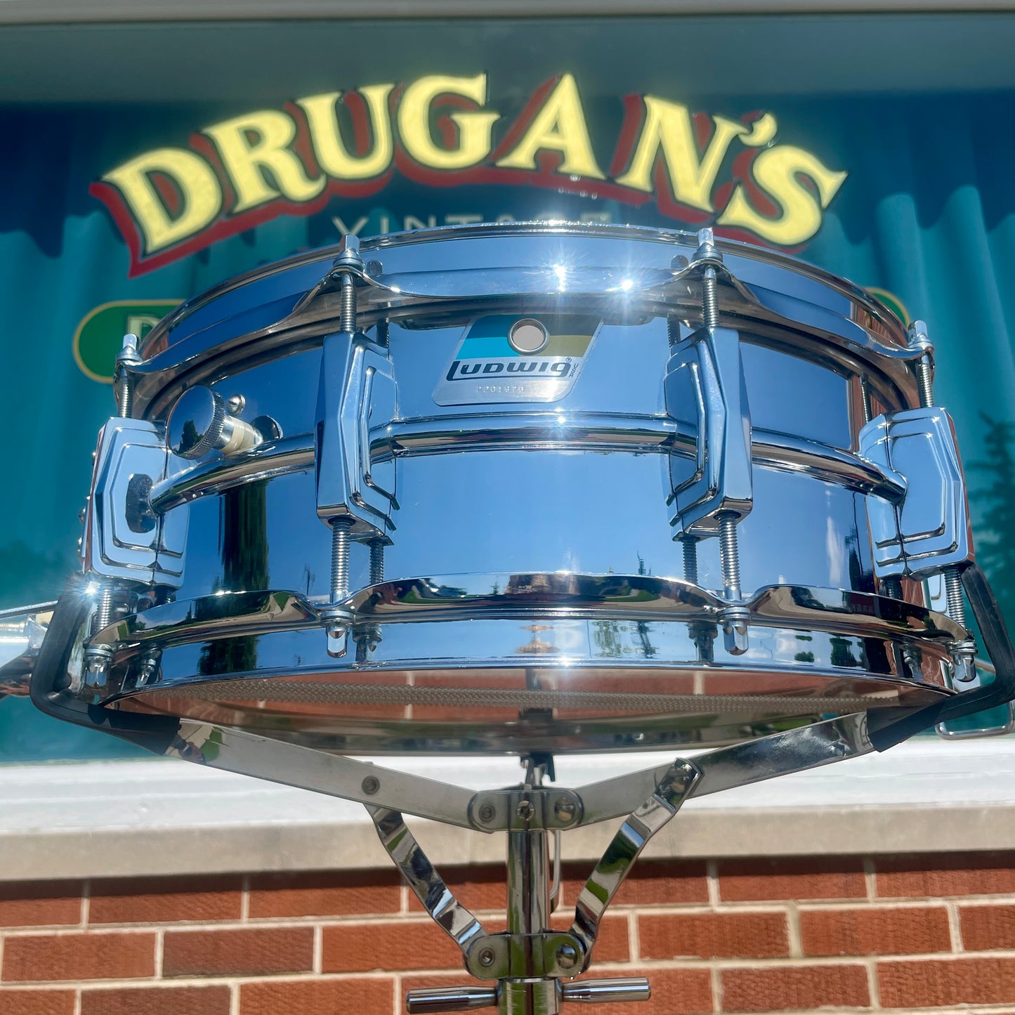 1970s Ludwig 5x14 Super Sensitive No. 410 Snare Drum