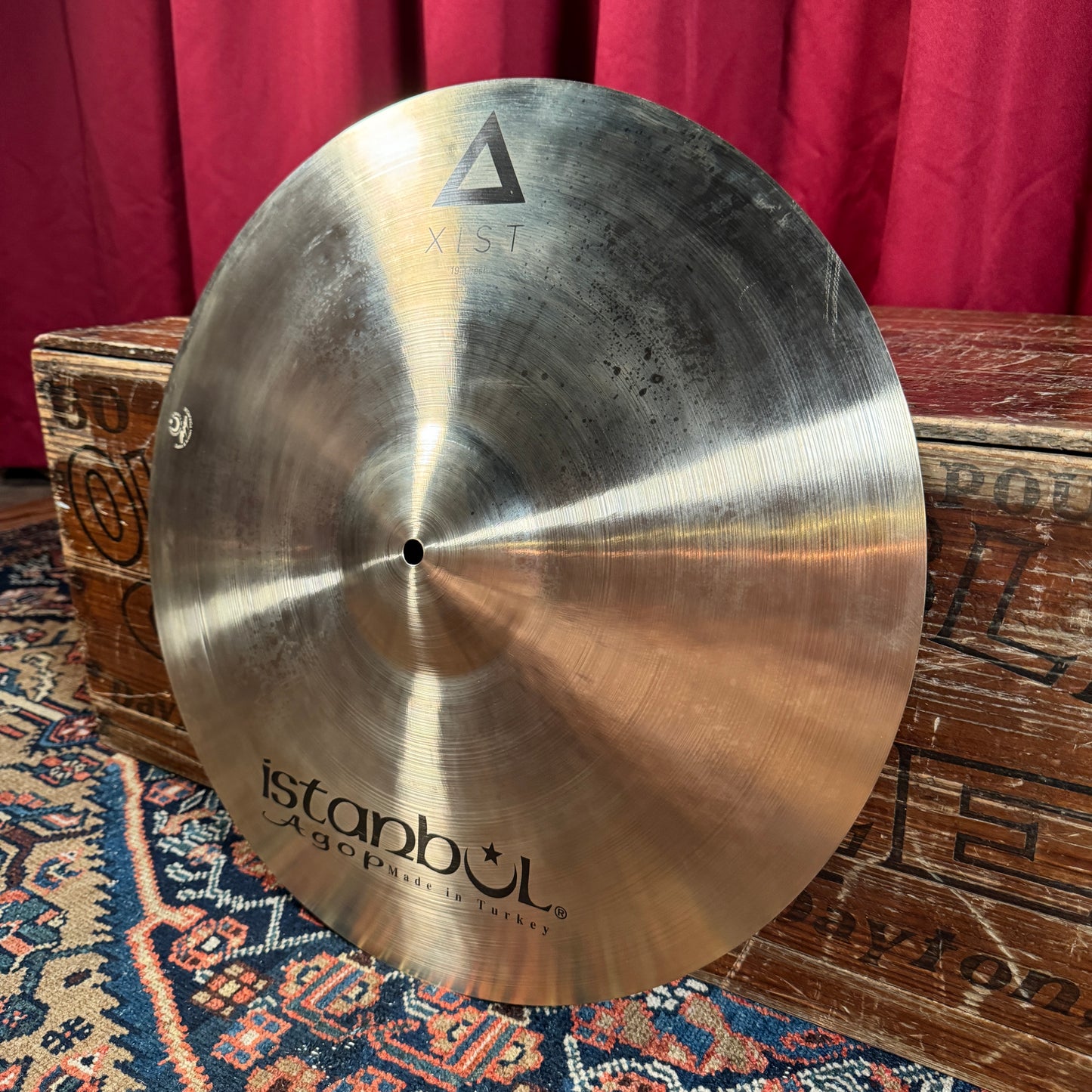 19" Istanbul Agop Xist Natural Crash Cymbal 1592g *Video Demo*
