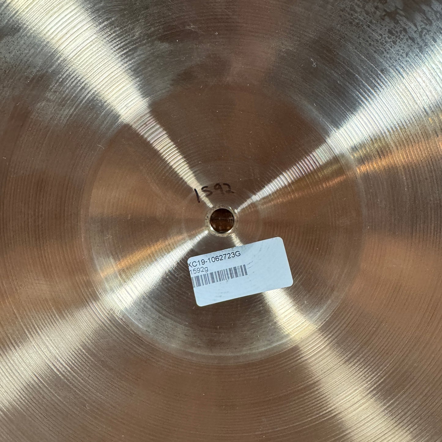 19" Istanbul Agop Xist Natural Crash Cymbal 1592g *Video Demo*