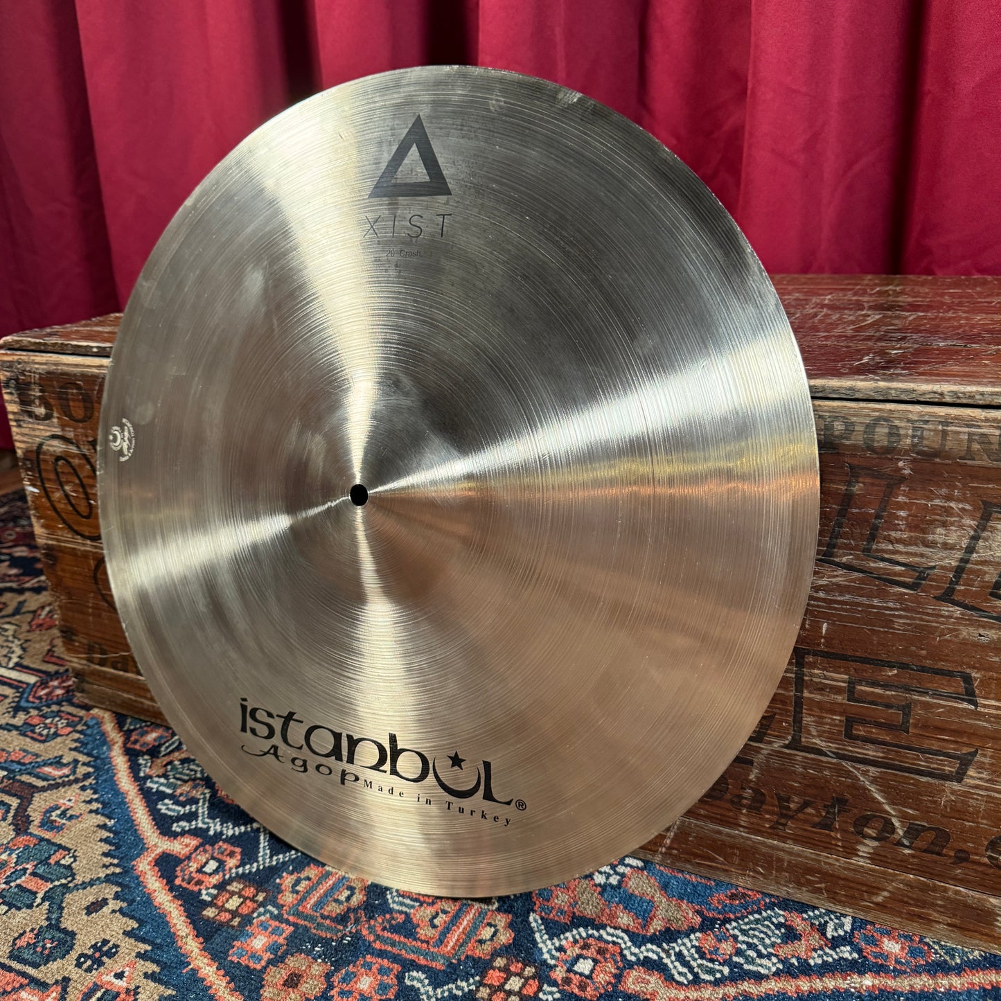 20" Istanbul Agop Xist Natural Crash Cymbal 1718g *Video Demo*