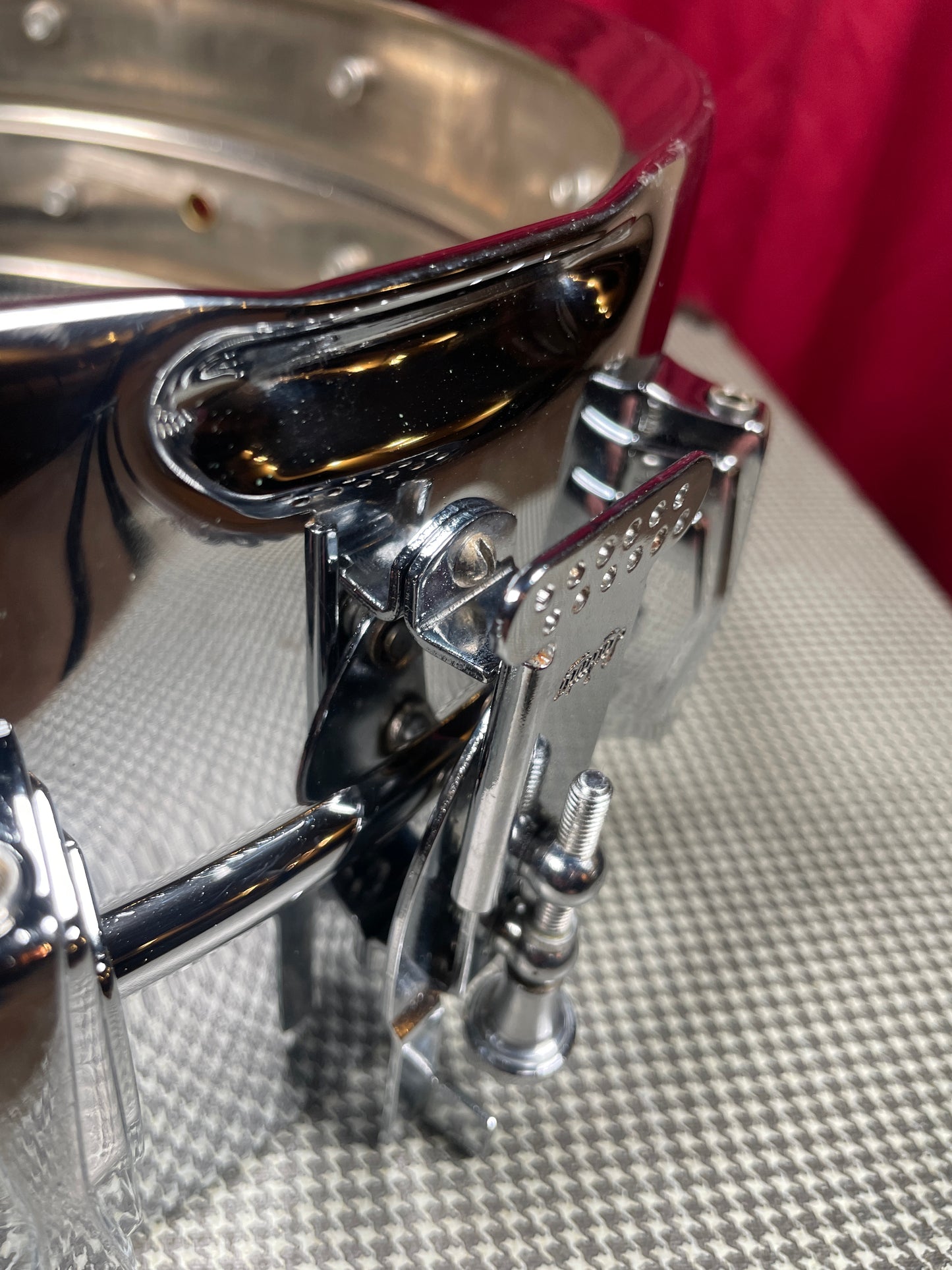 1960s Ludwig 5x14 Pre-Serial Super 400 Supraphonic Chrome Over Brass Snare Drum COB