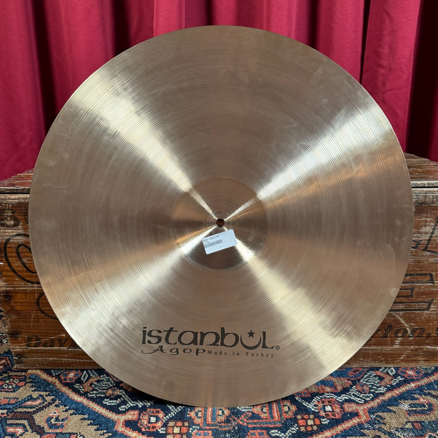22" Istanbul Agop Xist Natural Ride Cymbal 3114g *Video Demo*