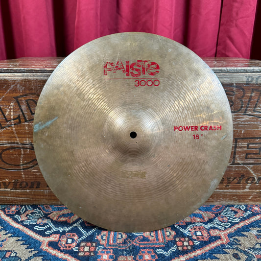 16" Paiste 3000 Power Crash Cymbal 1240g *Video Demo*