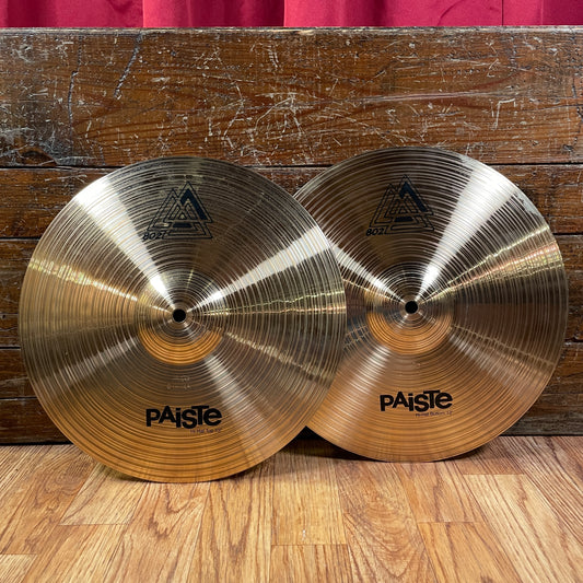 13" Paiste 802 Hi-Hat Cymbal Pair 808g/1074g *Video Demo*