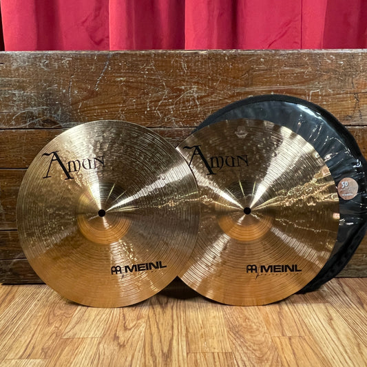 13" Meinl Amun Medium Soundwave Hi-Hat Cymbal Pair 738g/924g *Video Demo*