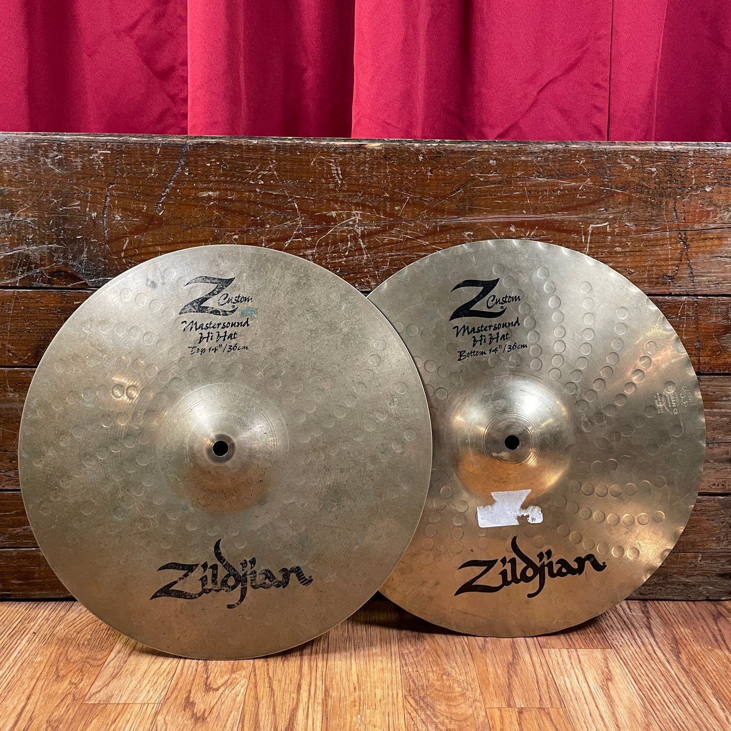 14" Zildjian Z Custom Mastersound Hi-Hat Cymbal Pair 1108g/1508g *Video Demo*