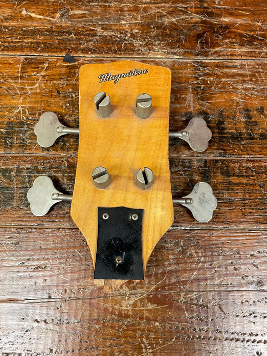 1960s Magnatone Bass Guitar Headstock