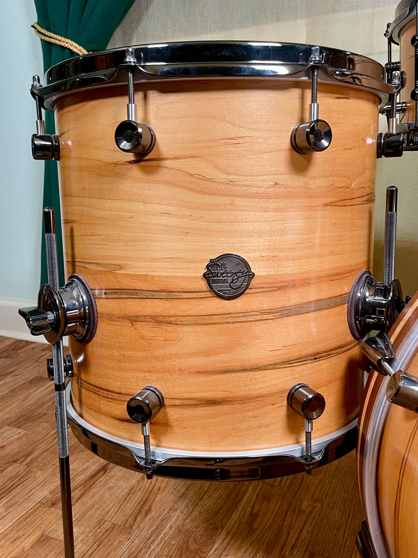 Doc Sweeney "Tucson" Steam Bent Ambrosia Maple Drum Set 20/12/14 w/ 6x14 Snare