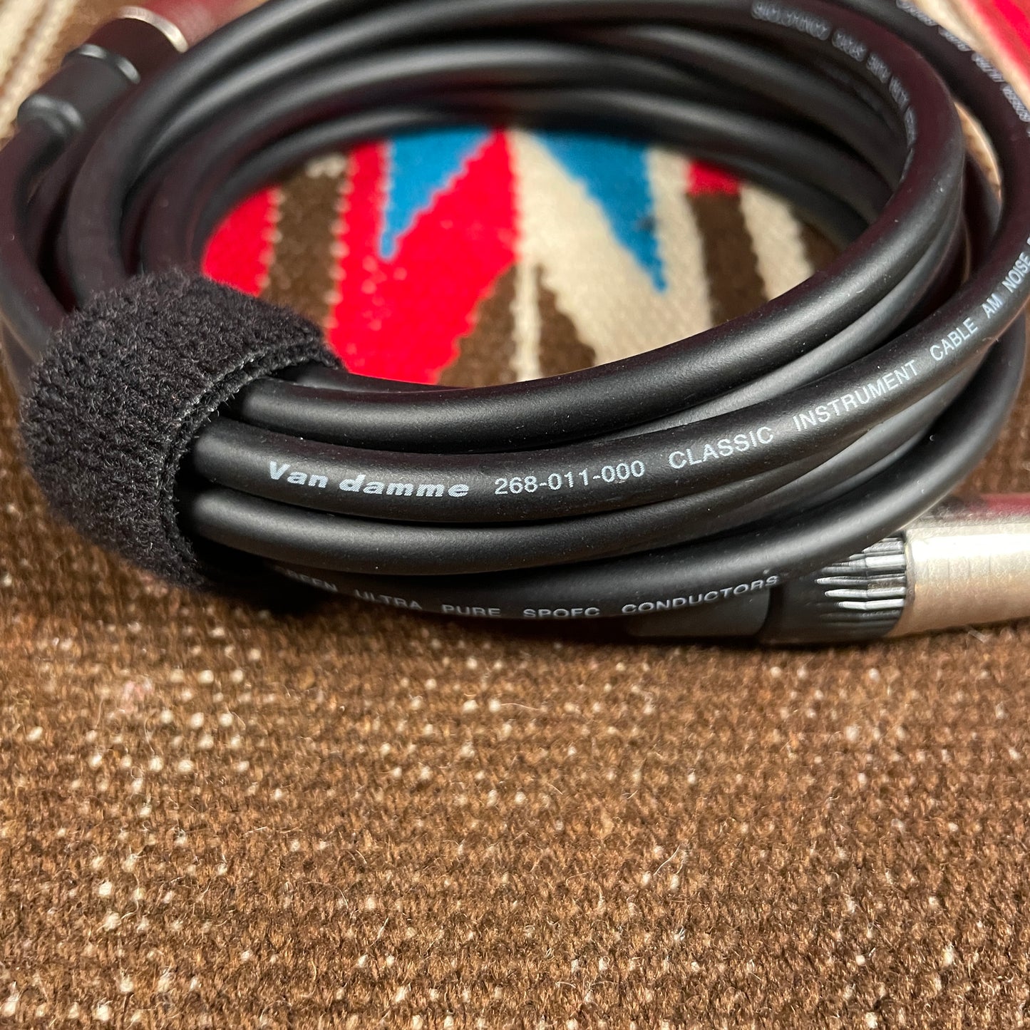 Van Damme Instrument Cable 12 Foot Straight to Straight Neutrik Connectors