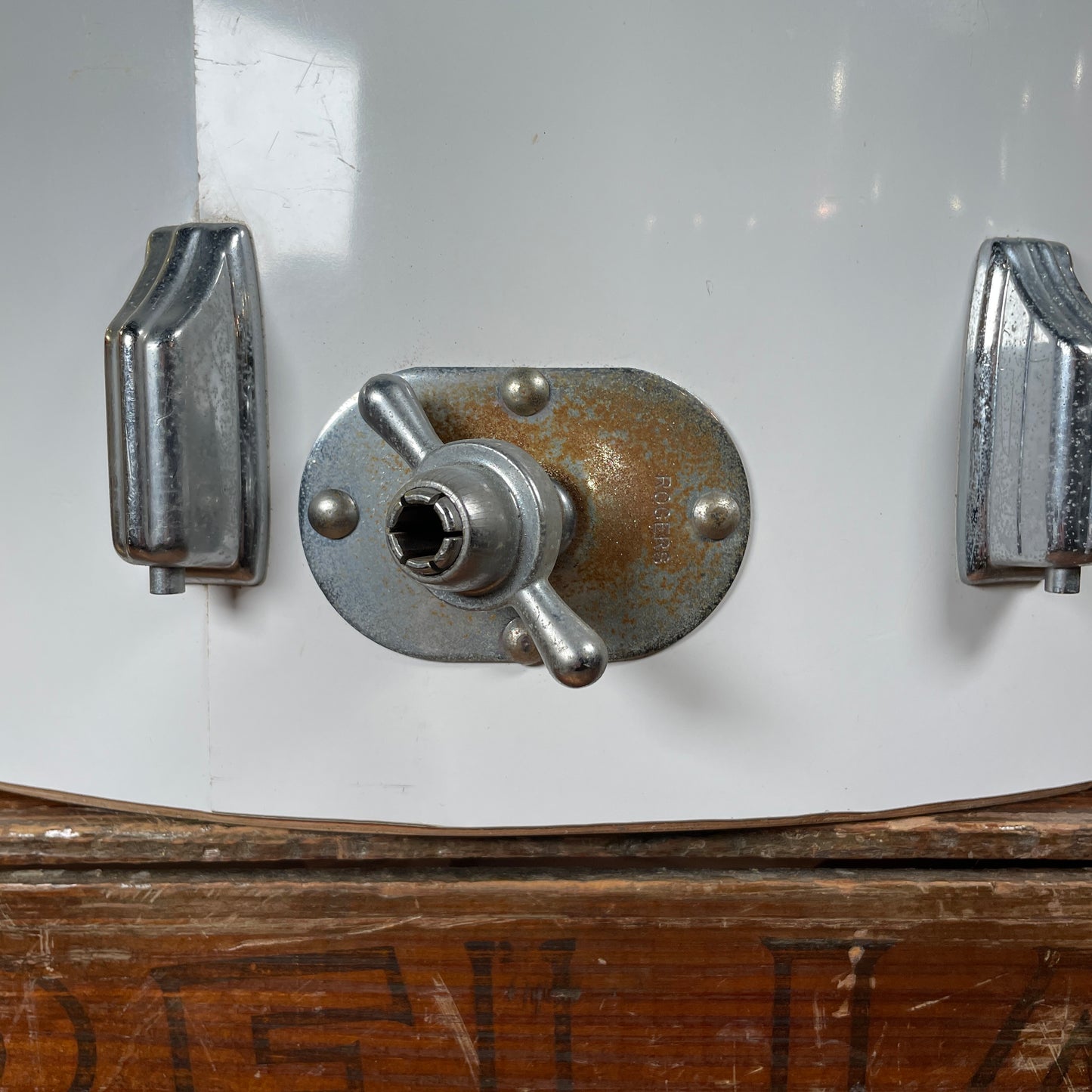 1970s Rogers 14x22 Bass Drum Project White Fullerton