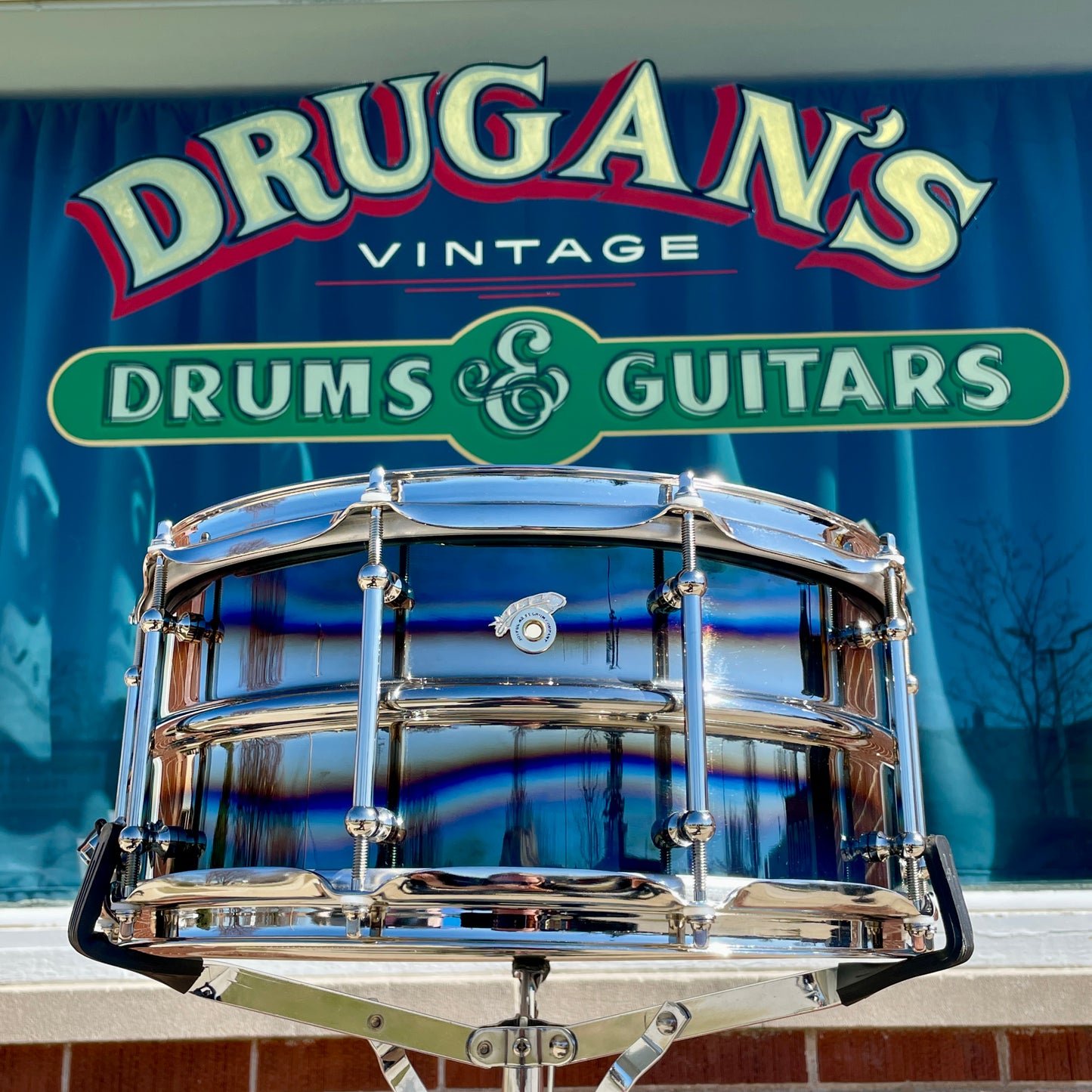 Joyful Noise Knight Hawk Ferro-Manganese 6.5x14 Steel Snare Drum #XXIV Ferromanganese
