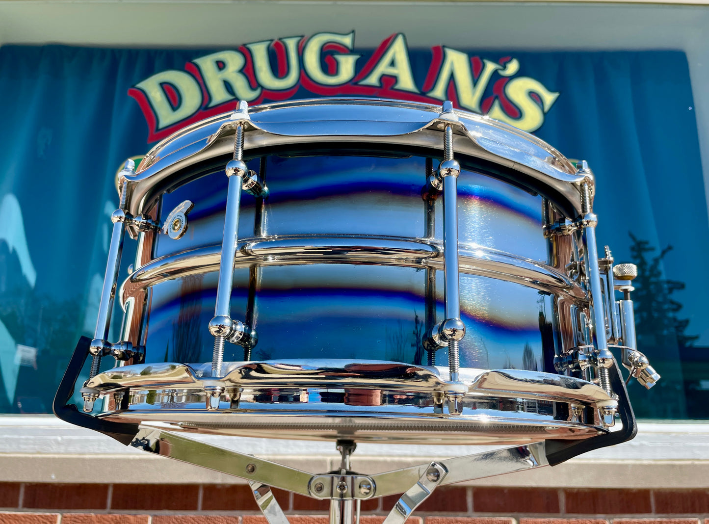 Joyful Noise Knight Hawk Ferro-Manganese 6.5x14 Steel Snare Drum #XXIV Ferromanganese