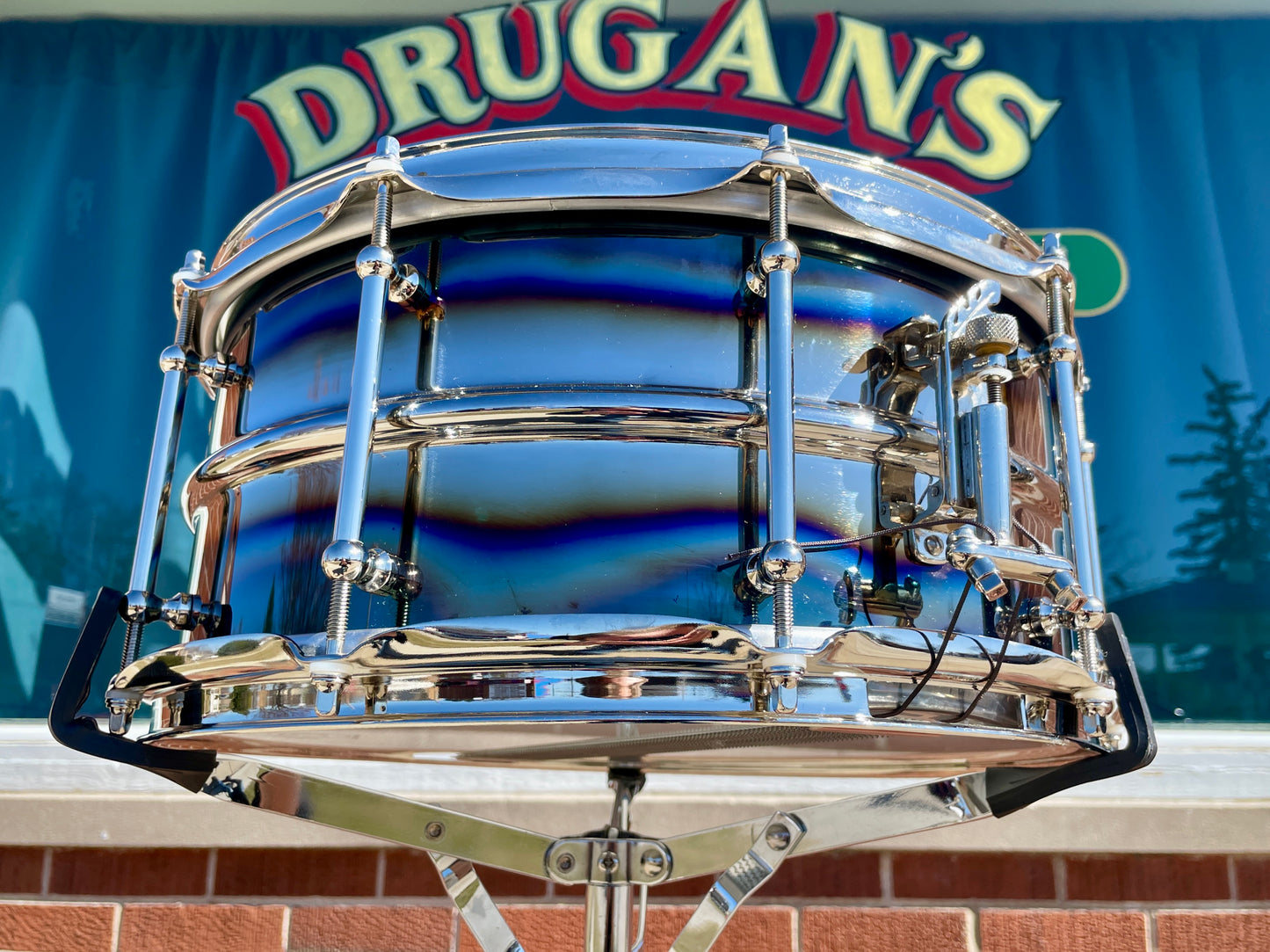 Joyful Noise Knight Hawk Ferro-Manganese 6.5x14 Steel Snare Drum #XXIV Ferromanganese
