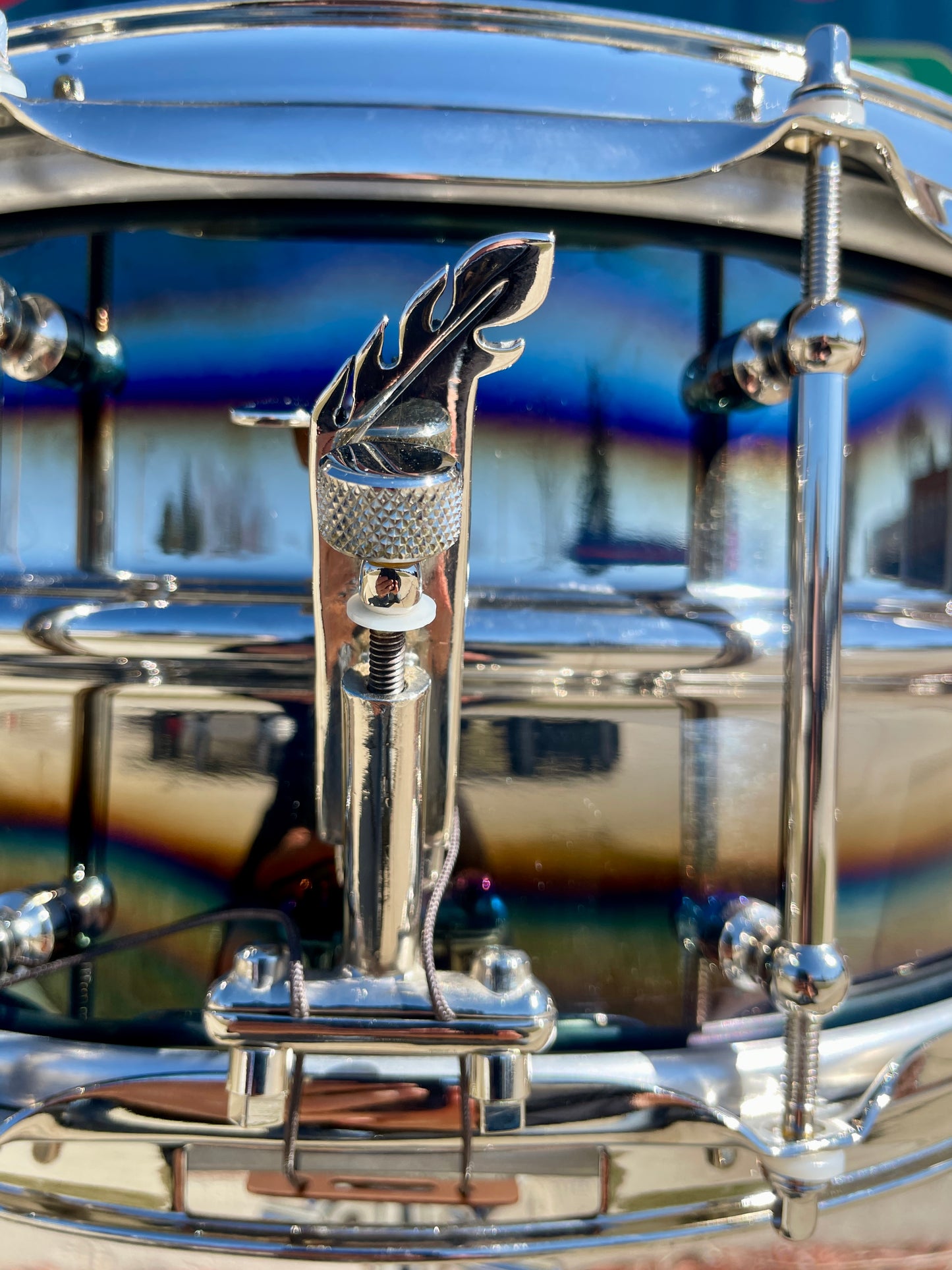 Joyful Noise Knight Hawk Ferro-Manganese 6.5x14 Steel Snare Drum #XXIV Ferromanganese