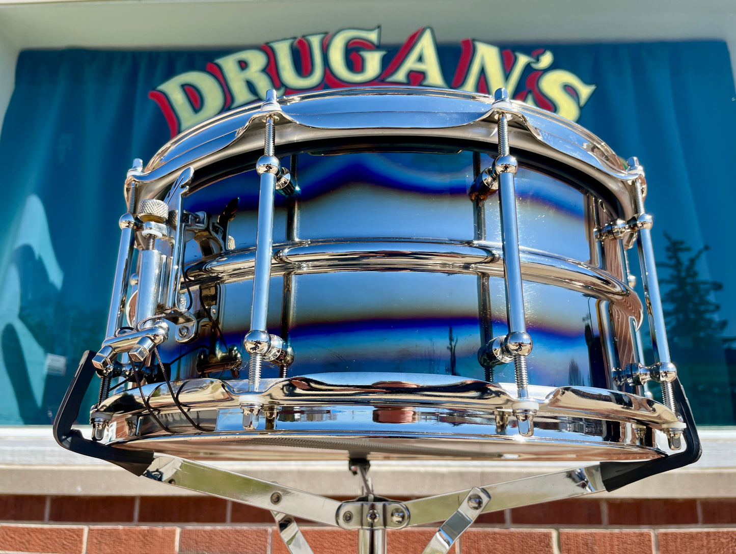 Joyful Noise Knight Hawk Ferro-Manganese 6.5x14 Steel Snare Drum #XXIV Ferromanganese