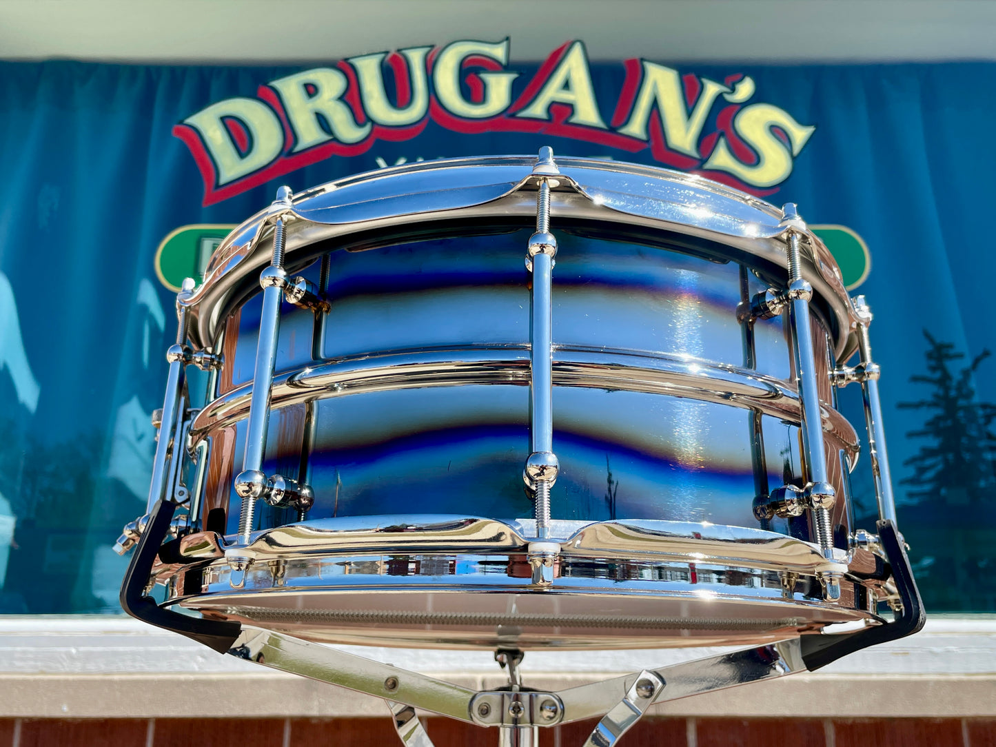 Joyful Noise Knight Hawk Ferro-Manganese 6.5x14 Steel Snare Drum #XXIV Ferromanganese