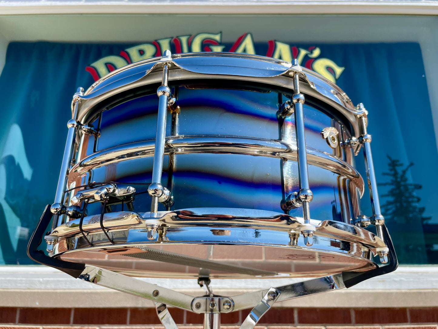 Joyful Noise Knight Hawk Ferro-Manganese 6.5x14 Steel Snare Drum #XXIV Ferromanganese