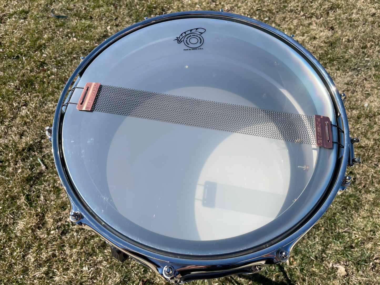 Joyful Noise Knight Hawk Ferro-Manganese 6.5x14 Steel Snare Drum #XXIV Ferromanganese